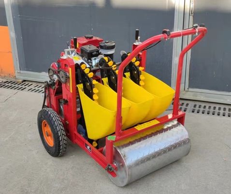 Qualität  Hand push 3-6rows gasoline engine seed planting garlic planting machine gasoline garlic seeder planter usine